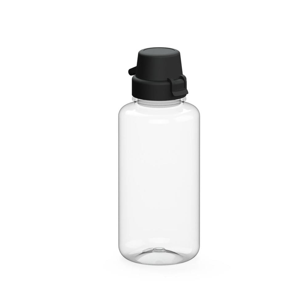 Drinkfles "School", 700 ml - Transparant/Zwart