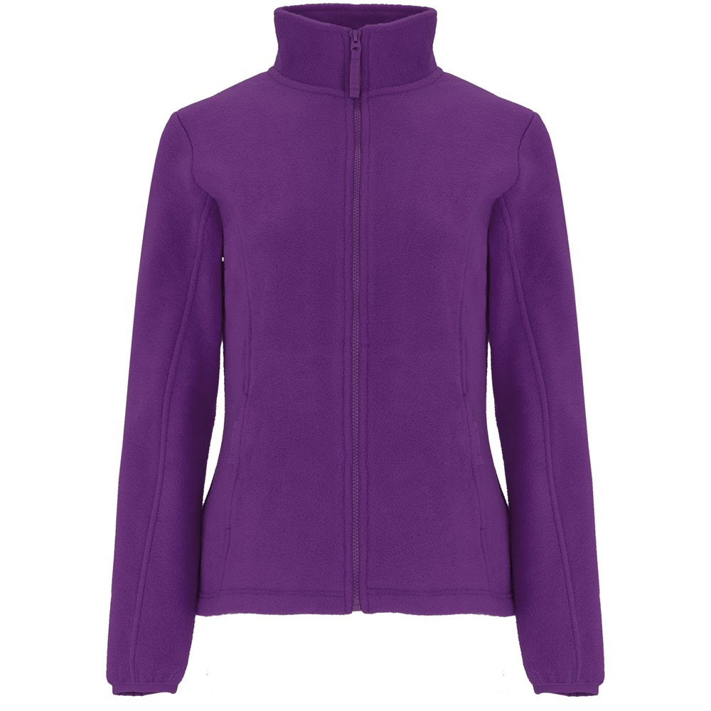 Artic fleece damesjack met volledige rits - Paars