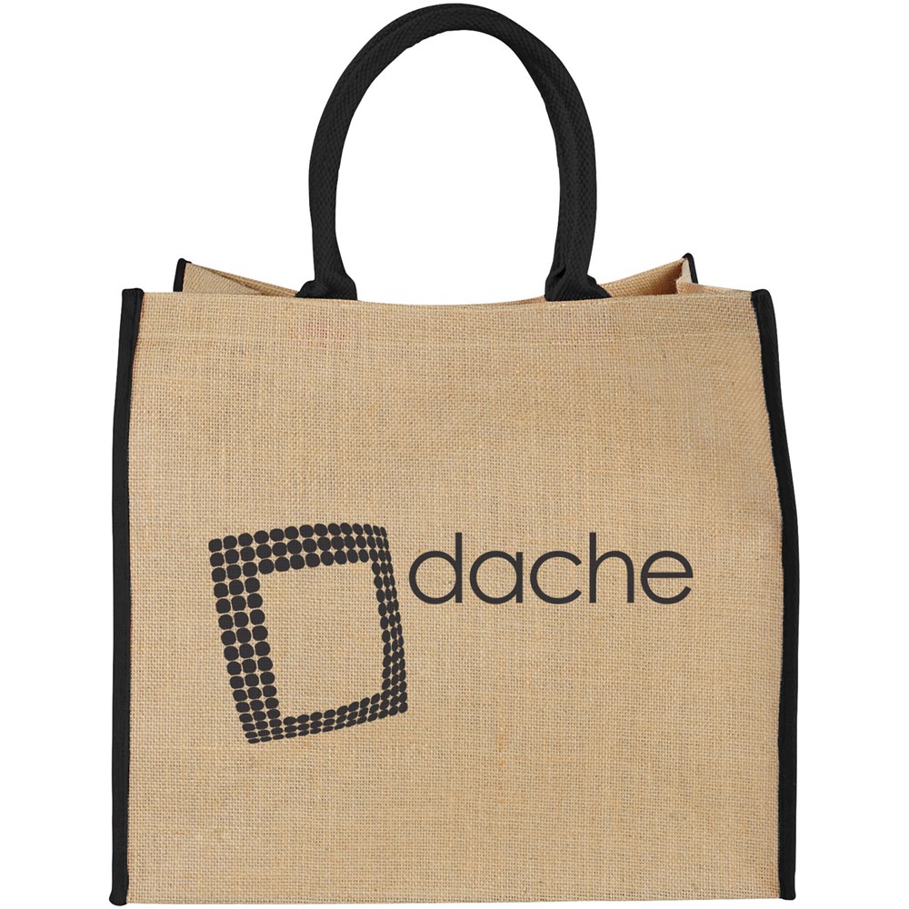 Harry jute draagtas met gekleurde accenten 25L