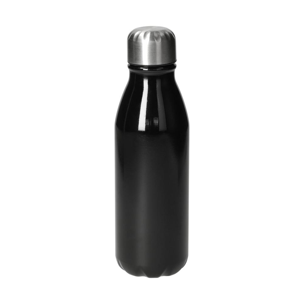 Aluminiumfles "Colare", 0,5 l - Zwart