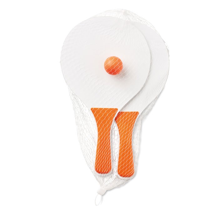 MINI MATCH - Mini strand tennisset - Oranje