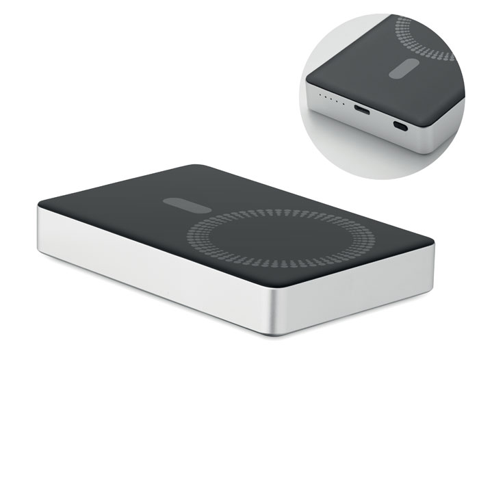 POWERMAG - Powerbank 10.000mAh - zilver