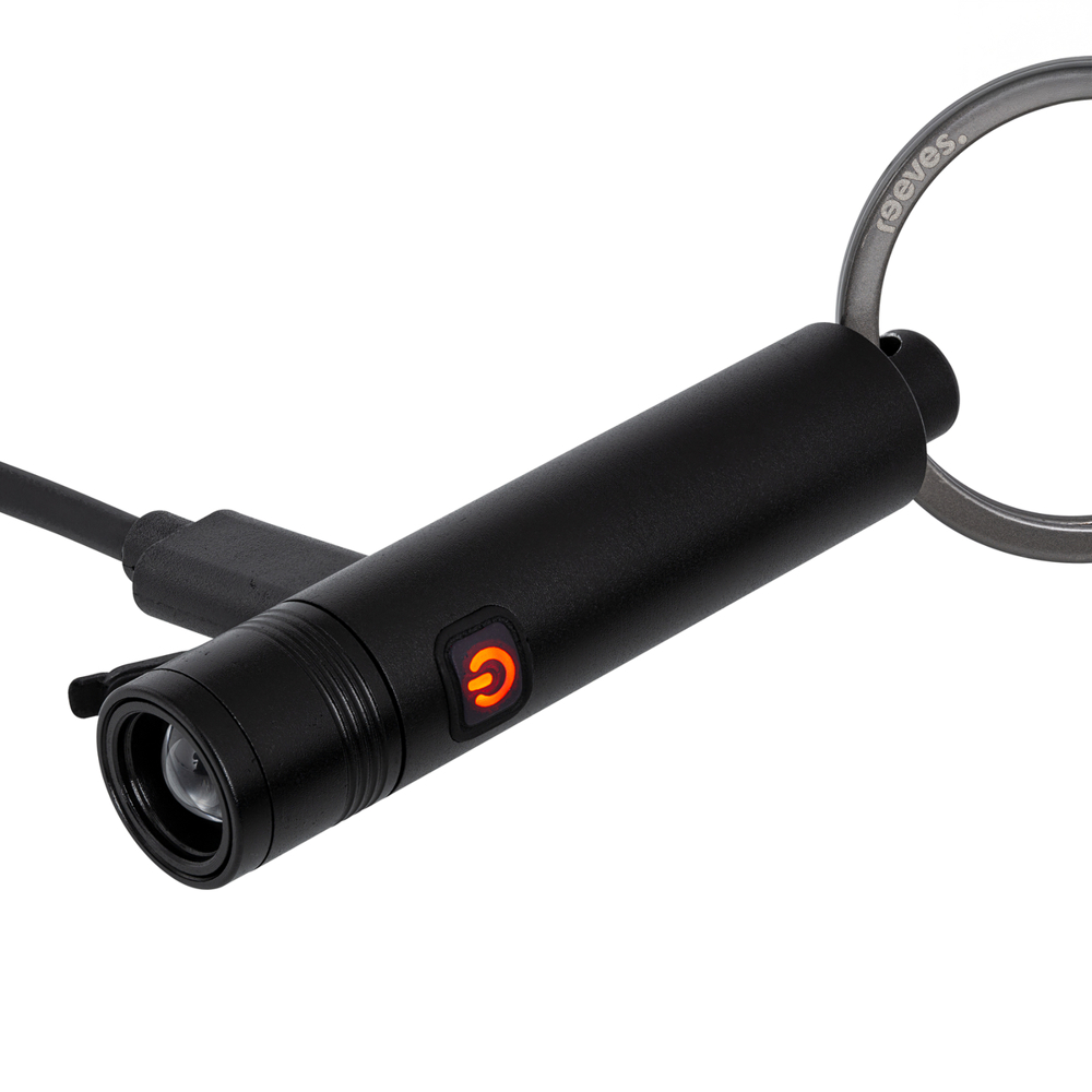Sleutelhanger met oplaadbare LED-zaklamp REEVES-PORTO LIGHT