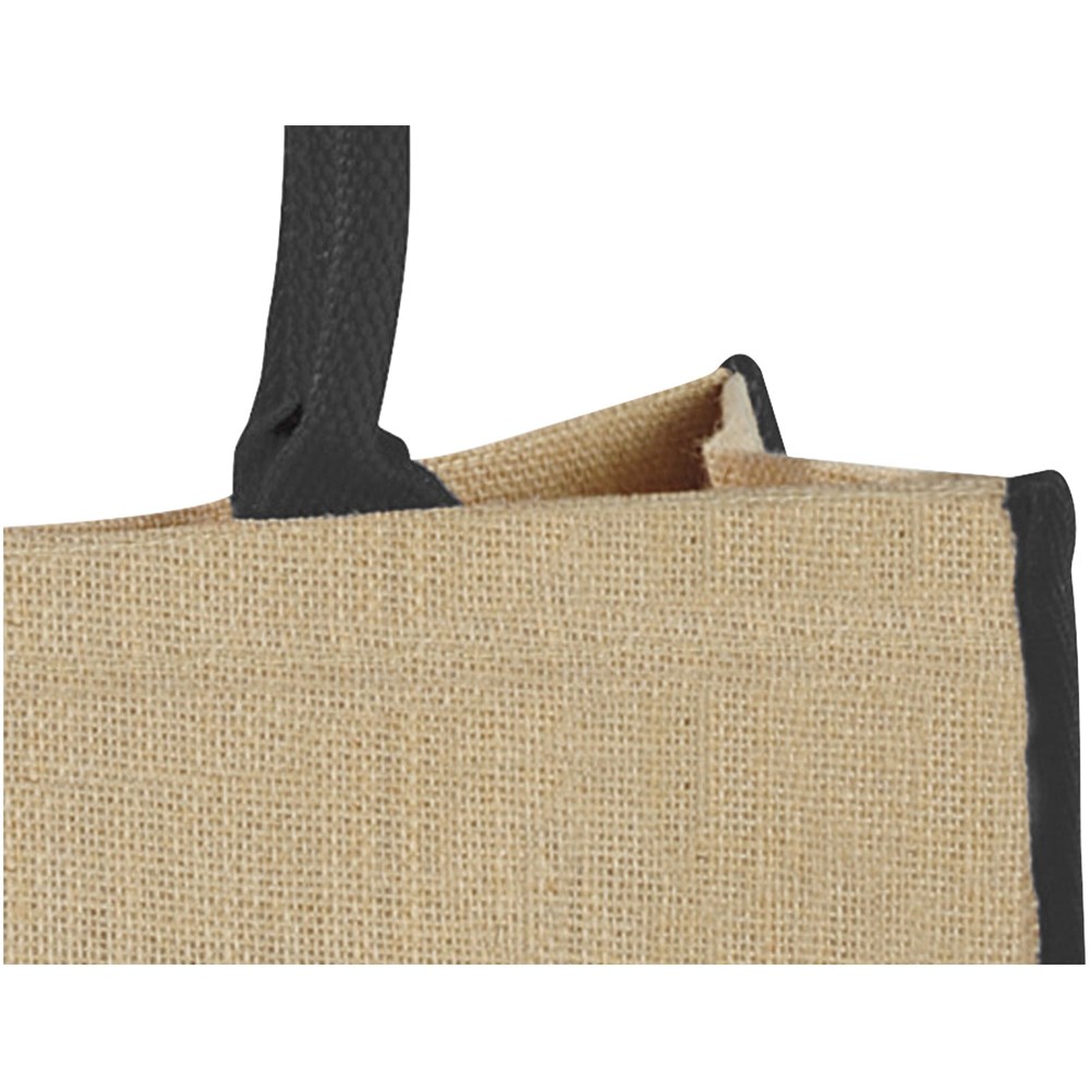 Harry jute draagtas met gekleurde accenten 25L