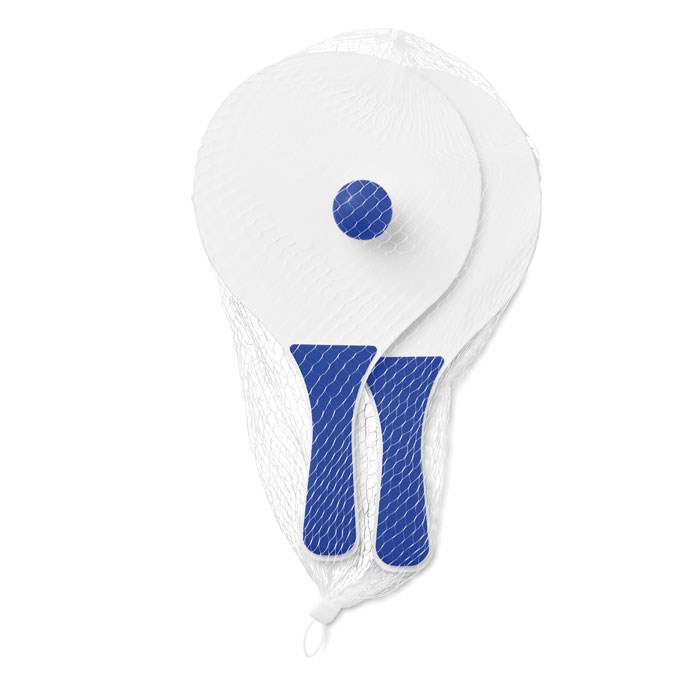 MINI MATCH - Mini strand tennisset - Royal Blauw