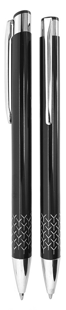 Aluminium balpen Amiens - Zwart